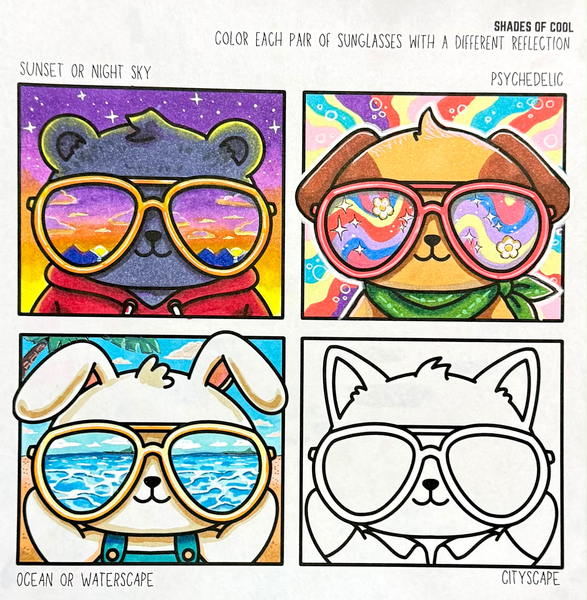 3 of 4 done. Oceanscape sunglasses!