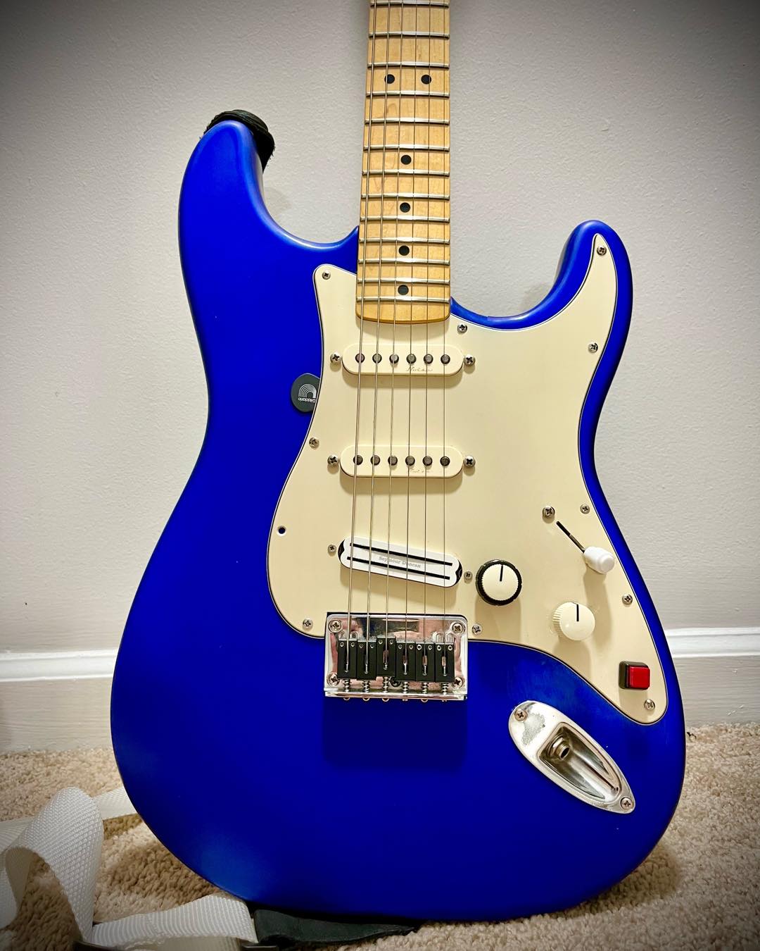 Early Moon Strat with custom upgrades and vintage pickups