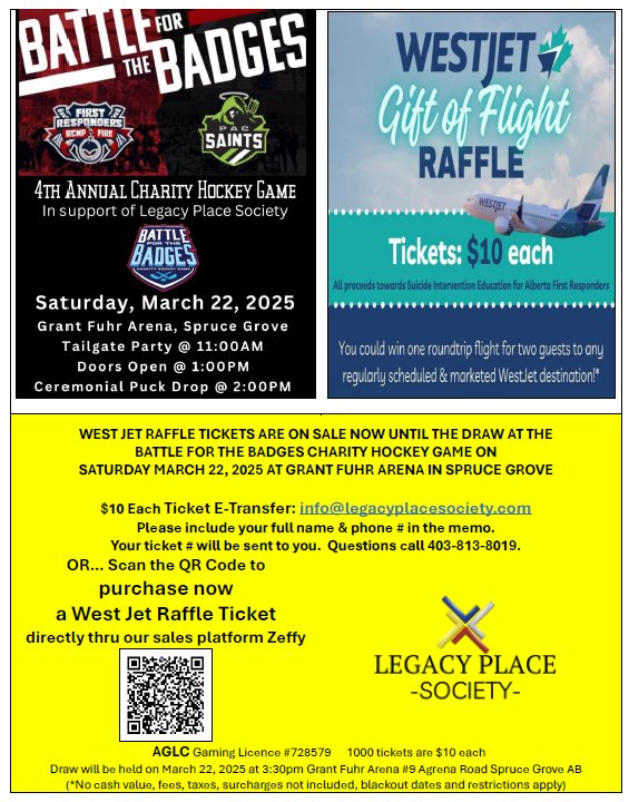 Alberta - Support Legacy Place Society with their WestJet Gift of ...