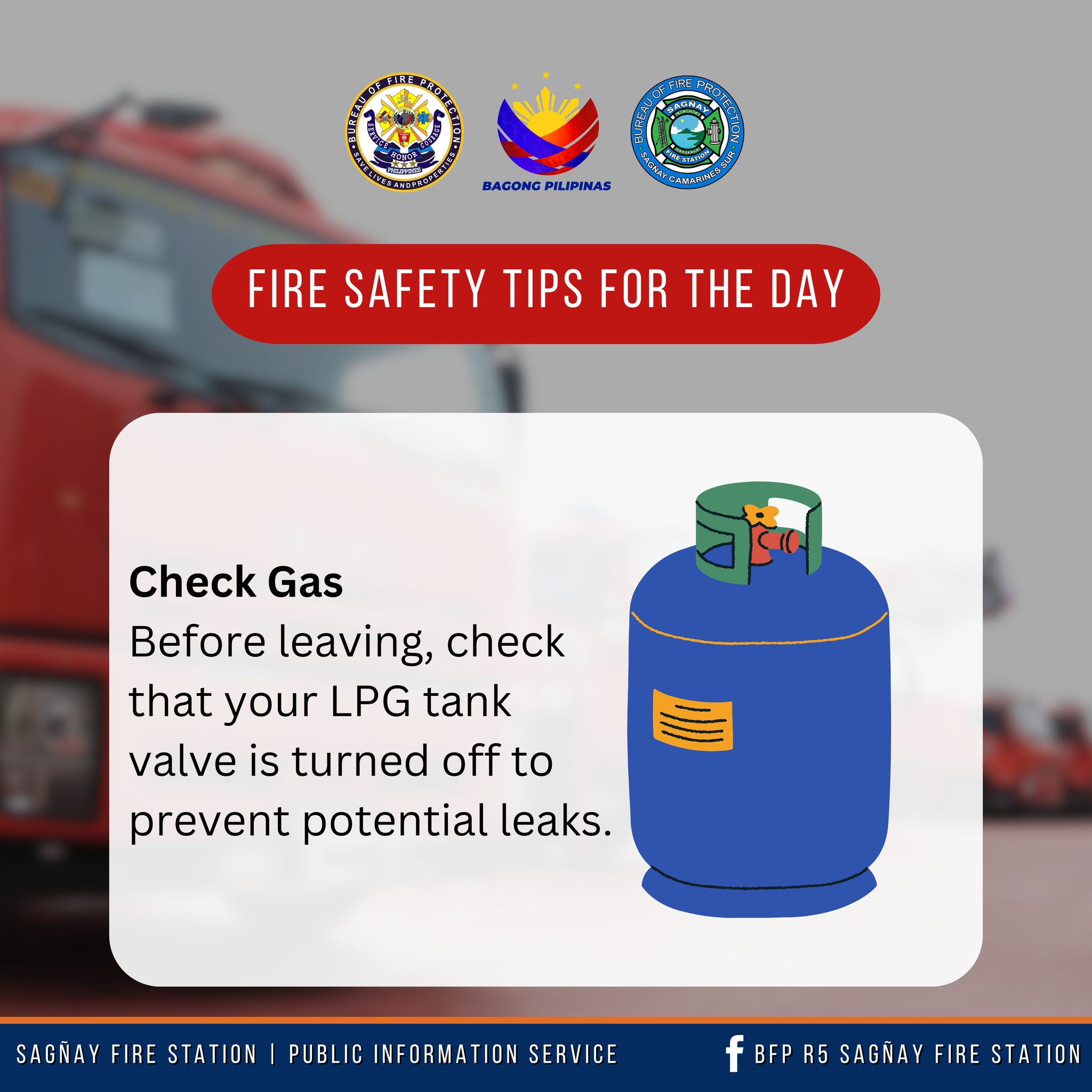 𝟐𝟏 𝐎𝐂𝐓𝐎𝐁𝐄𝐑 𝟐𝟎𝟐𝟓 | 𝐅𝐈𝐑𝐄 𝐒𝐀𝐅𝐄𝐓𝐘... - BFP R5 Sagñay Fire Station | Facebook