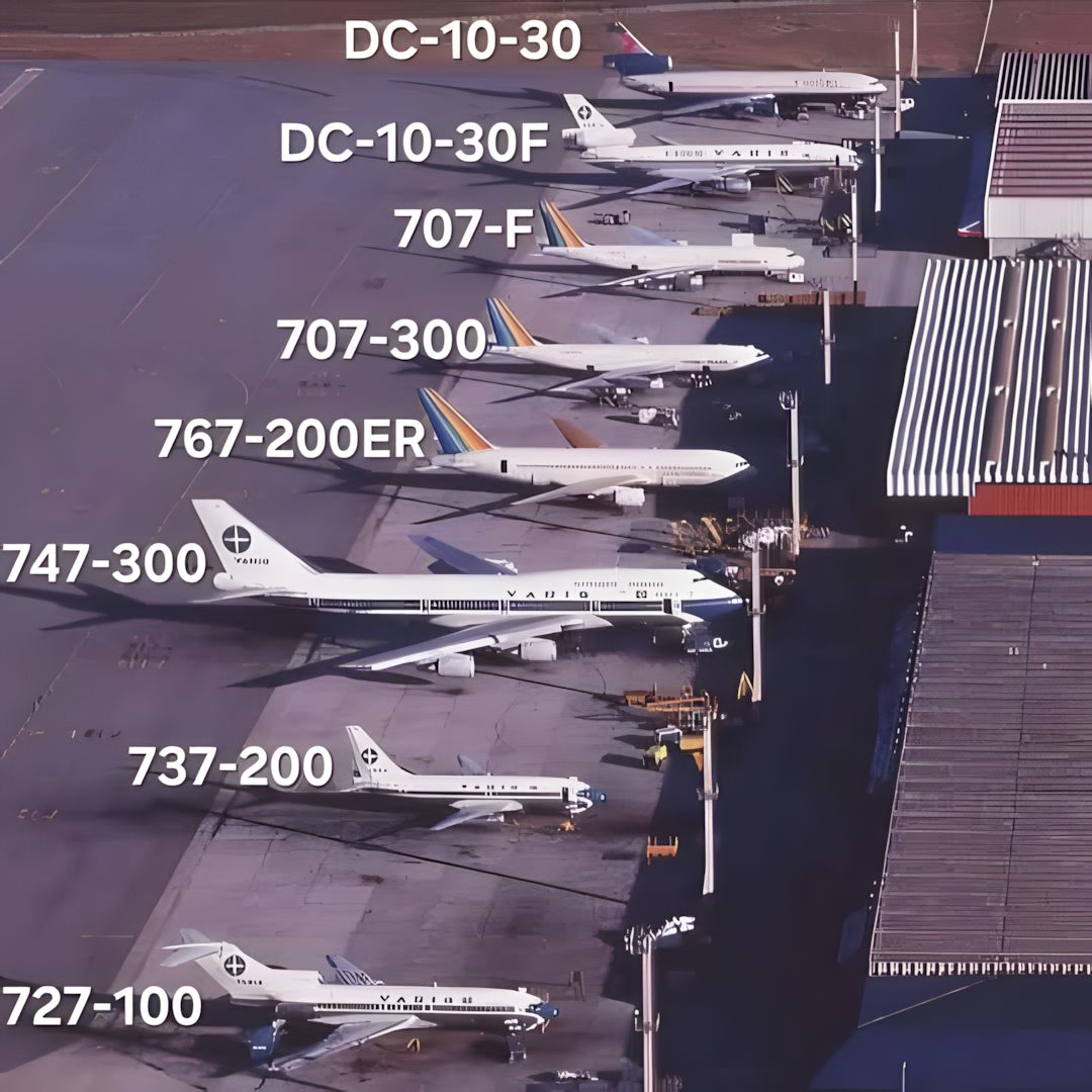 Iconic airliners evolution from 707s to 767s