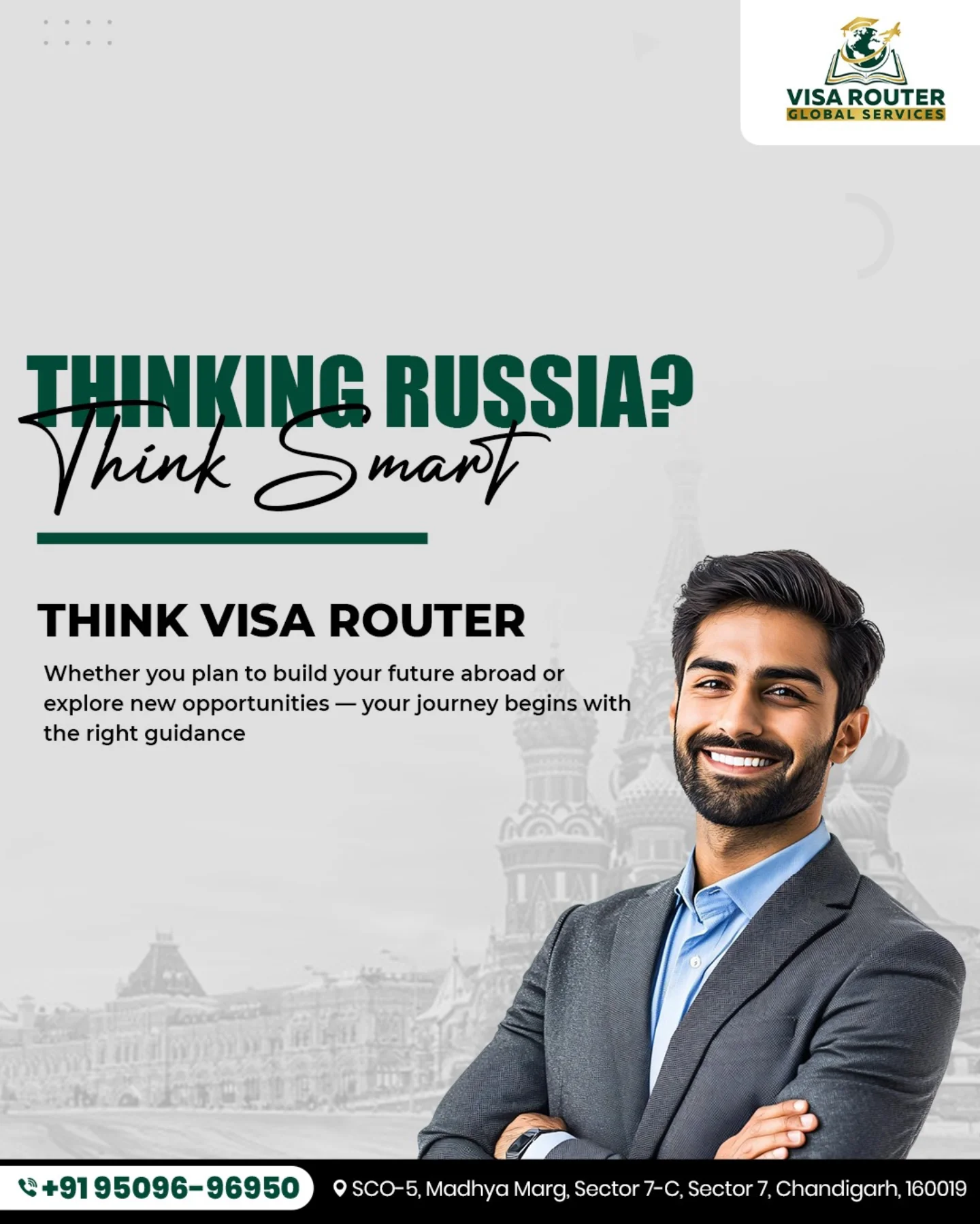 🇷🇺 A smart move abroad starts... - Visa Router Chandigarh | Facebook