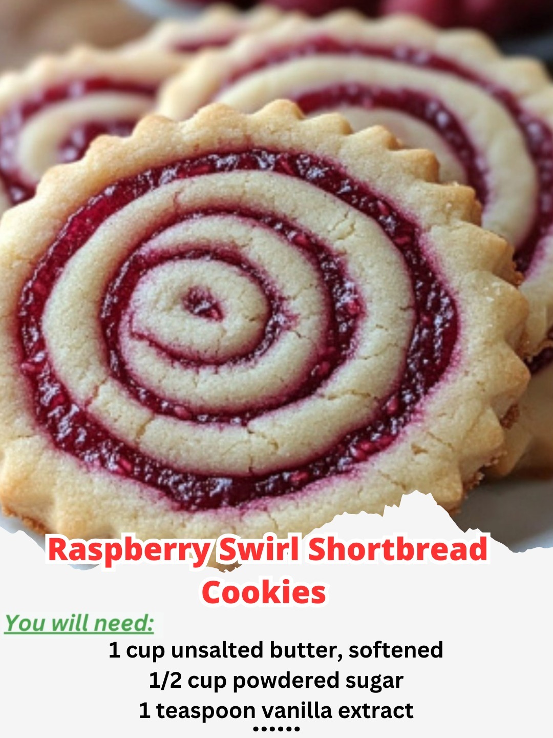 Raspberry Swirl Shortbread... - Ina Garten Family Recipes | Facebook