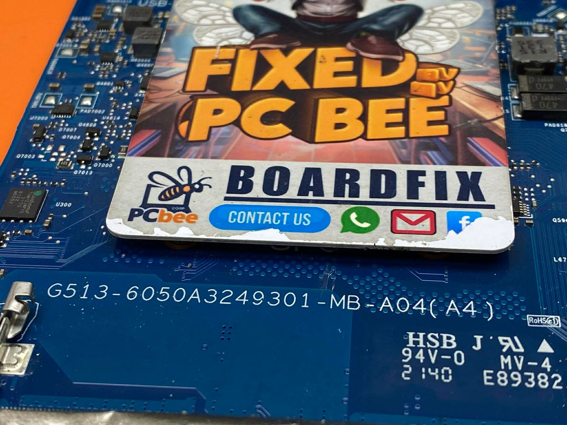 PC - A customer brought in an Asus TUF FX7061 with a no-power condition ...