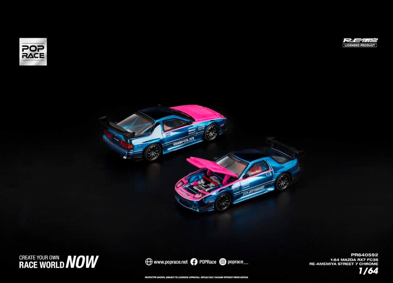 260713=PopRace=1:64=Diecast A=PR640274: TOP SECRET GT300 SUPRA