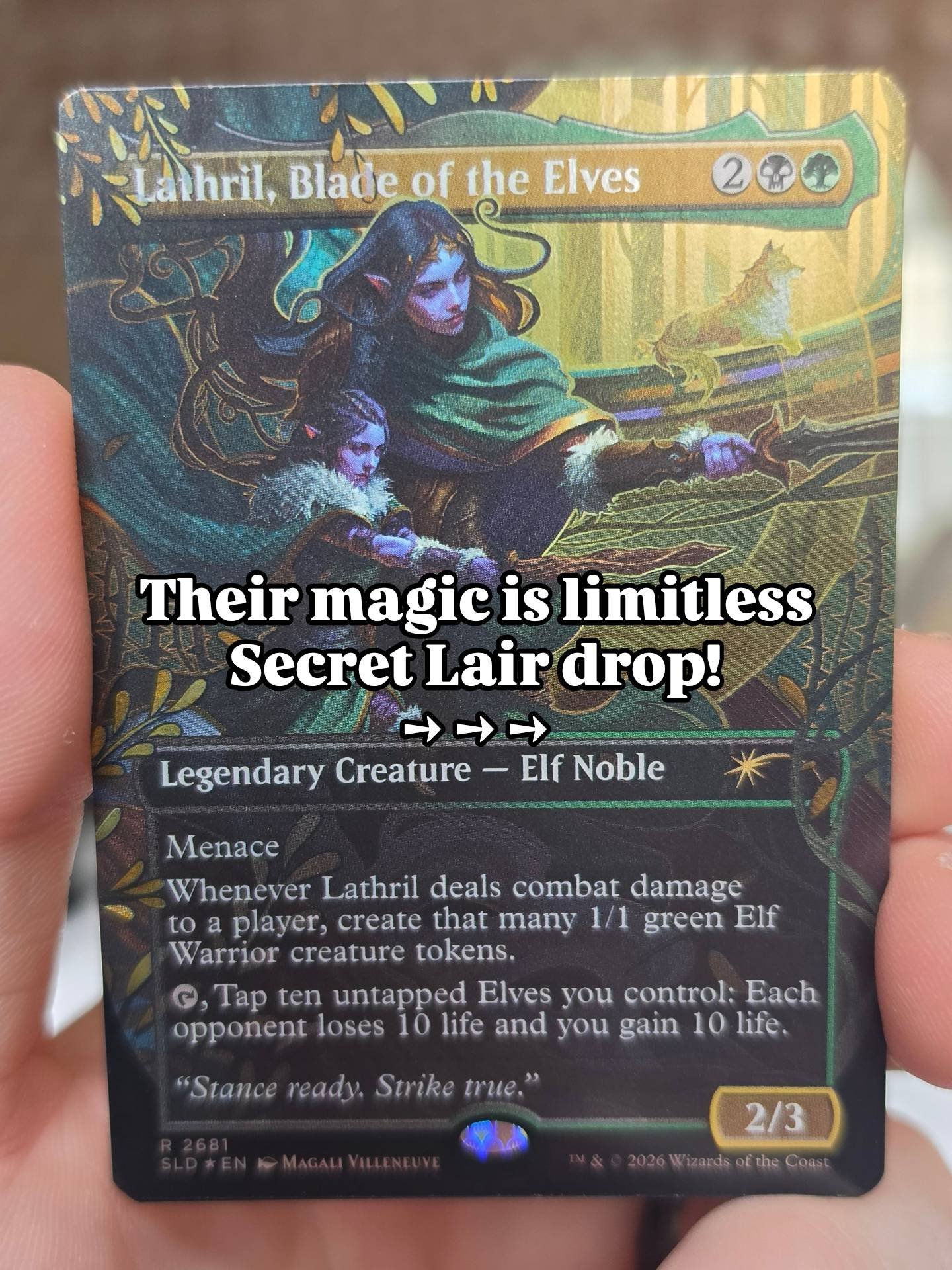 Their Magic is limitless secret lair hits the secret lair website