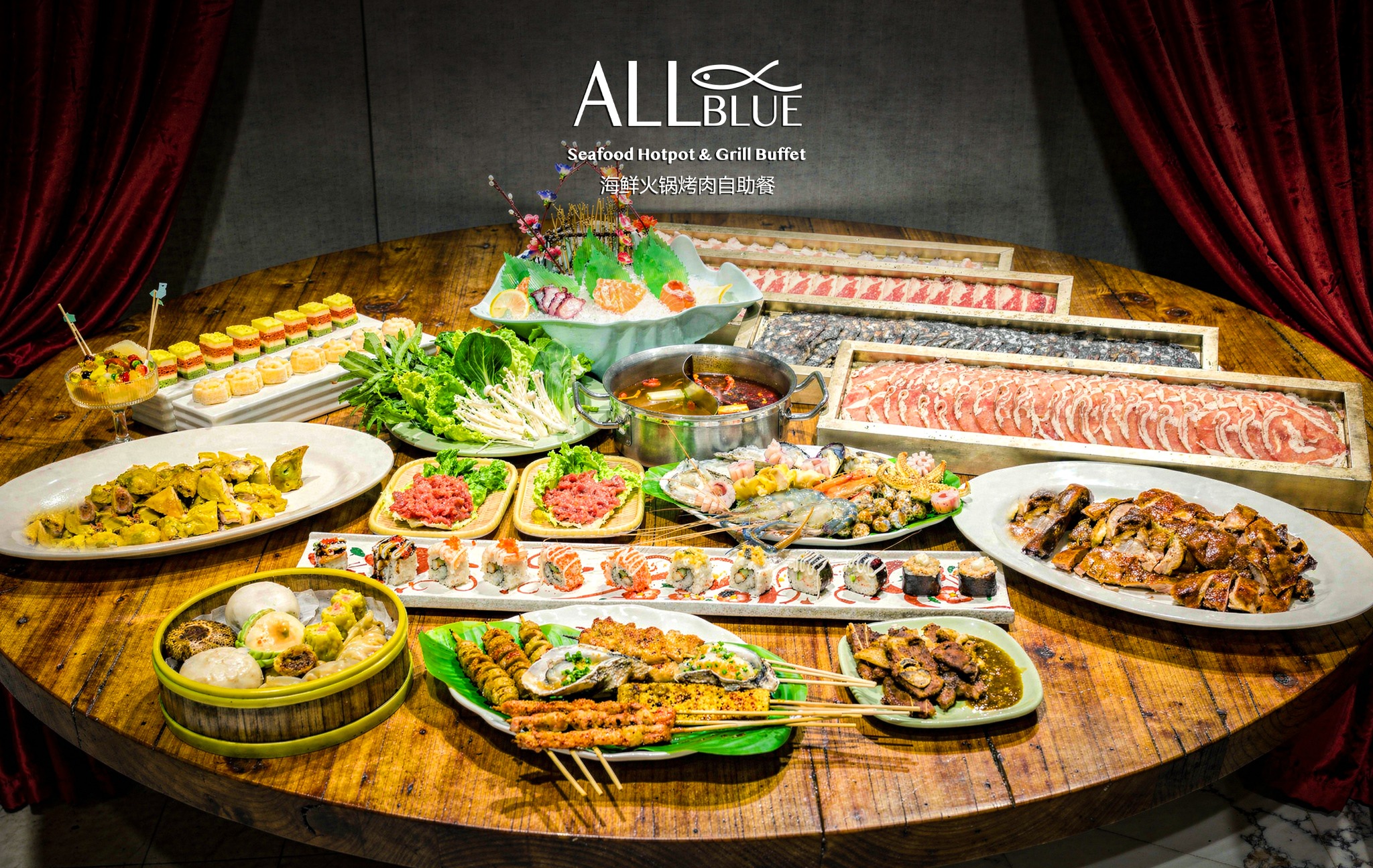 ALL BLUE Seafood Hotpot Buffet | Phnom Penh