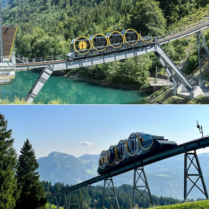 Explore - The Stoos Funicular is the steepest in the world, climbing ...