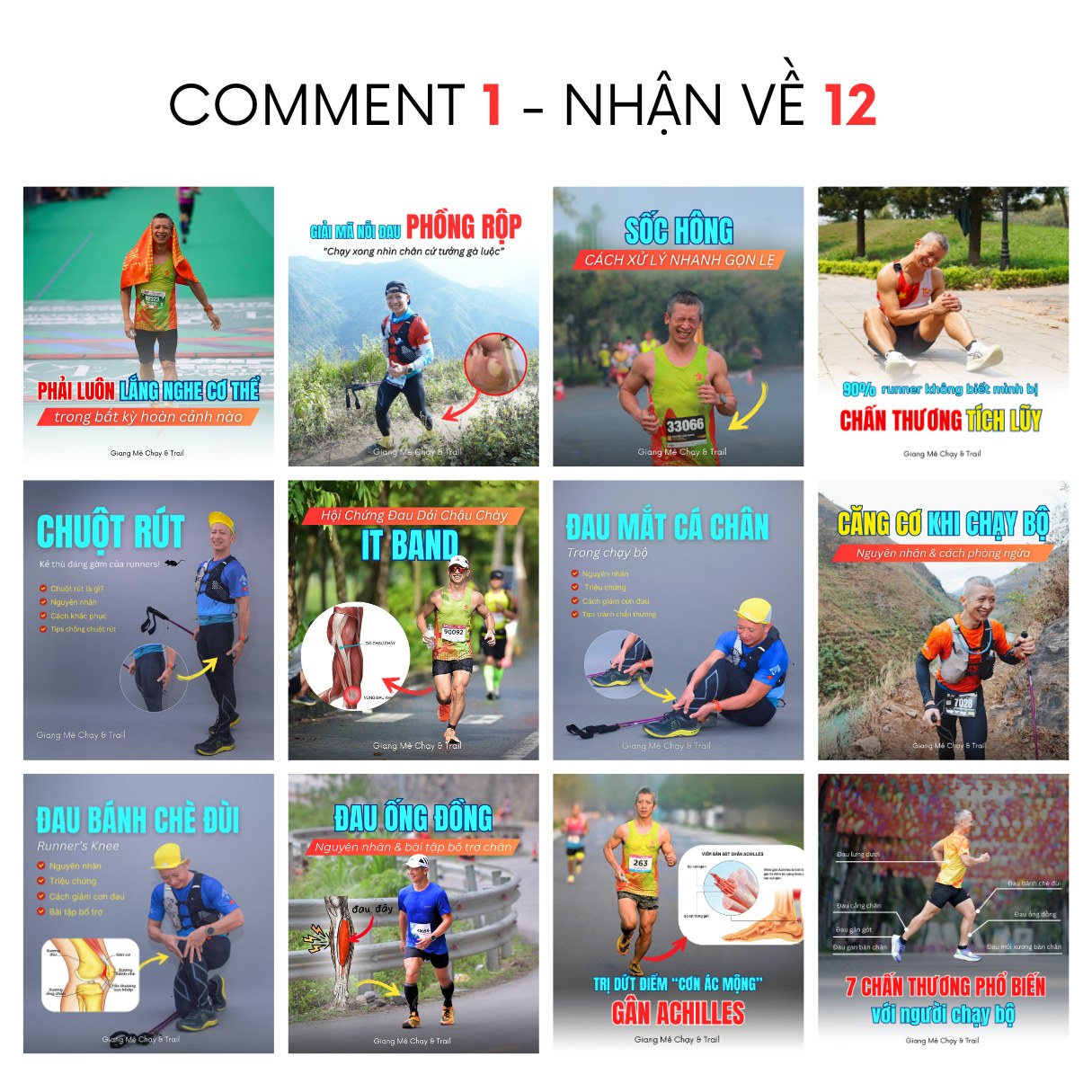 📌ALBUM “CHẤN THƯƠNG CHẠY BỘ” Mỗi... - Giang Mê Chạy & Trail | Facebook