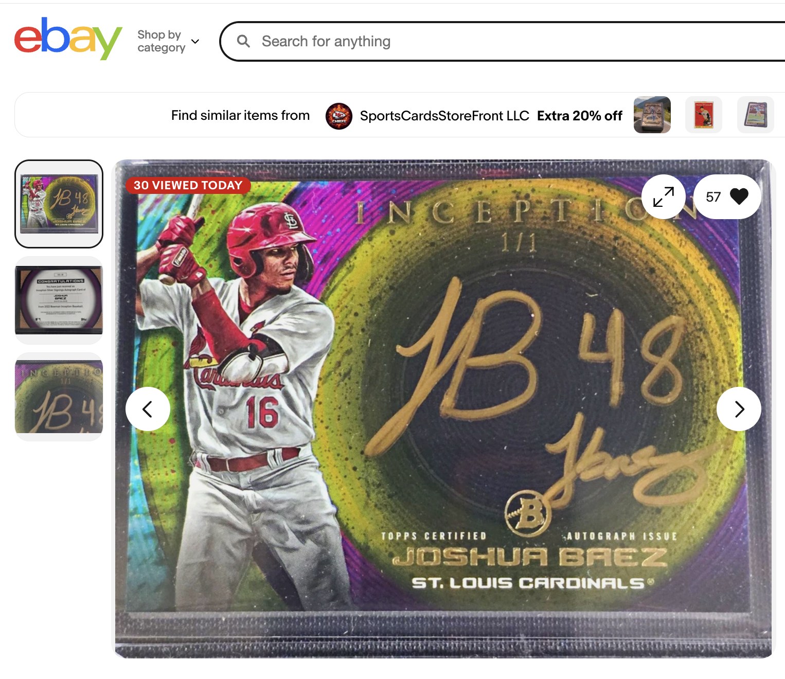 Check out this 1/1 Adley Rutschman Logoman Rookie Auto that just