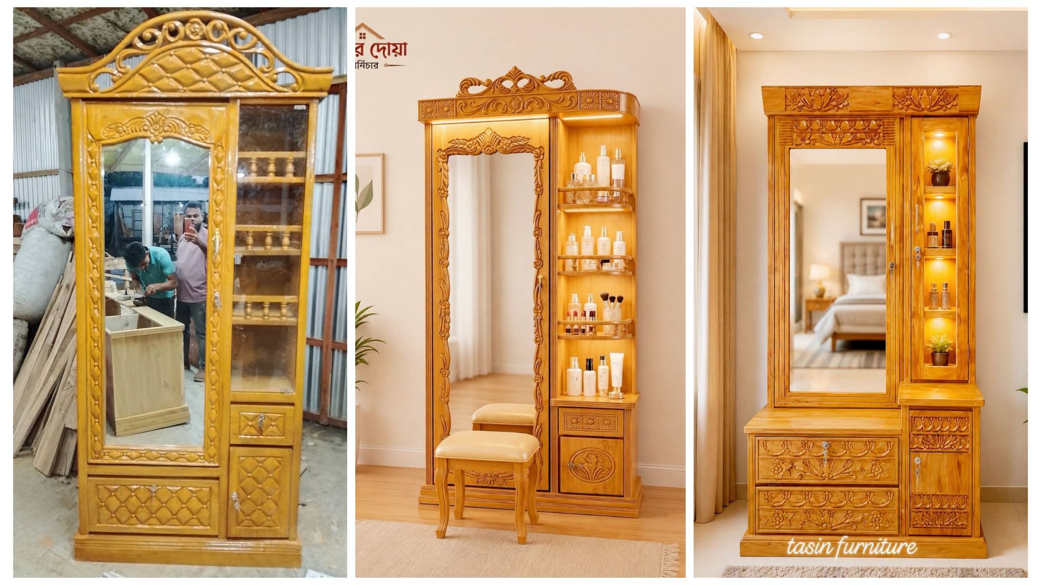 dressing table design in bangladesh table, dressing price, wooden dressing table, new dressing table, wooden dressing table 🪞 Color:Cinnamon Rose Satin / Cinnamon Rose Tulle Segun wood Vinatge BARONESS: Red Wedding Dress