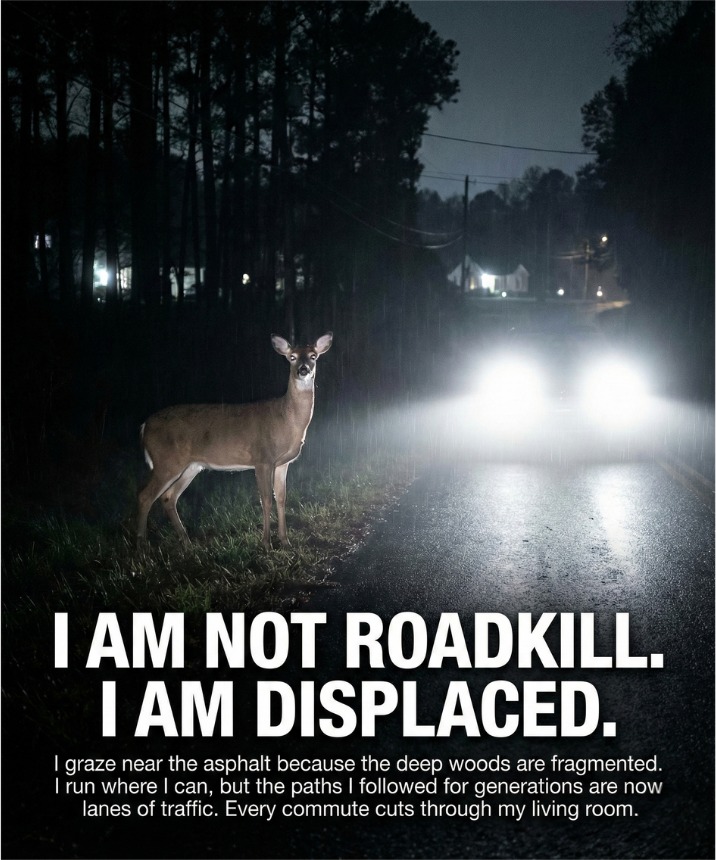 Voices - 🦌 The White-Tailed Deer (Roadsides): I AM NOT ROADKILL. I AM ...