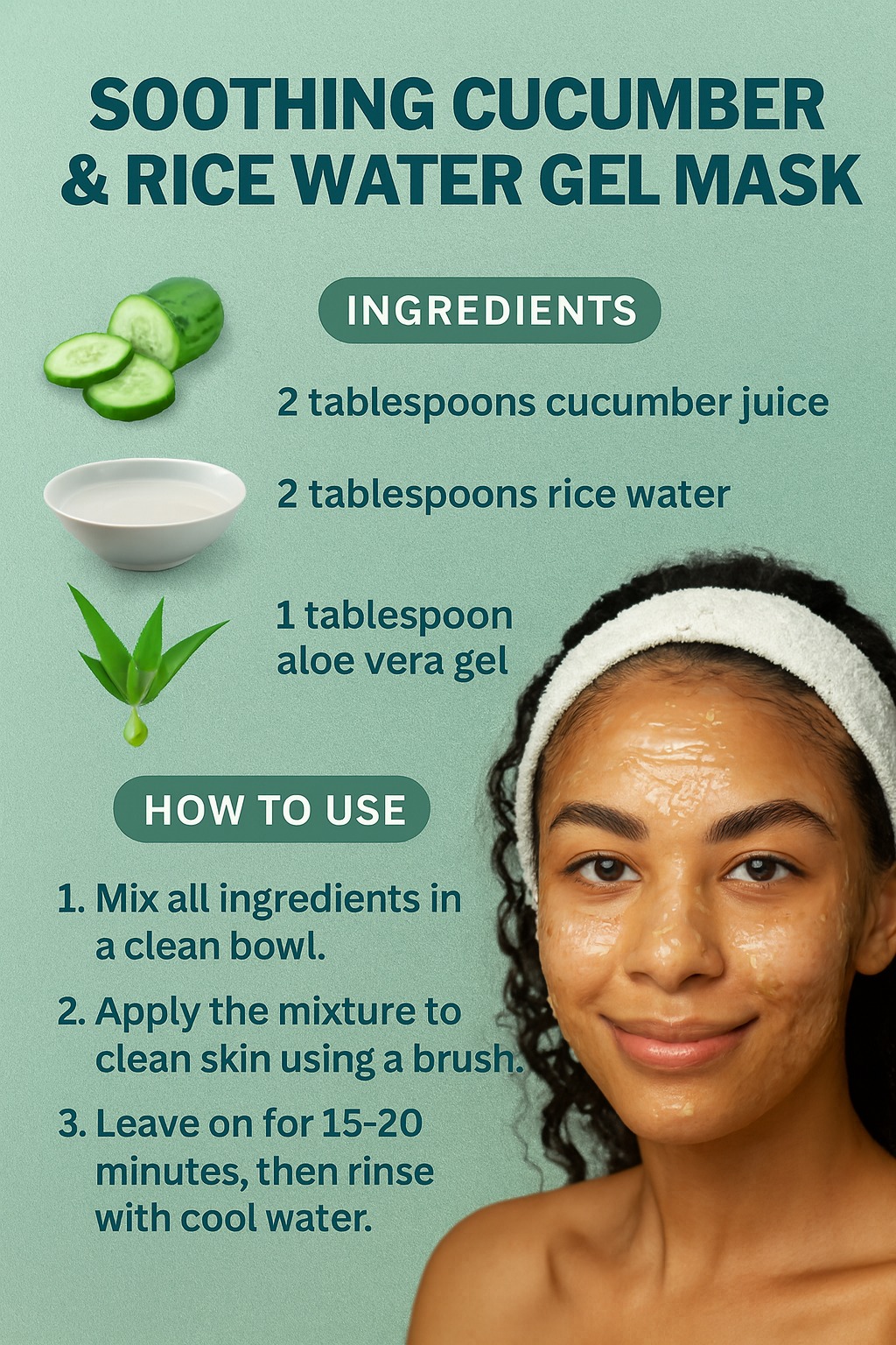 🌿 Soothing Cucumber & Rice Water... - Best Home & Garden Tips | Facebook