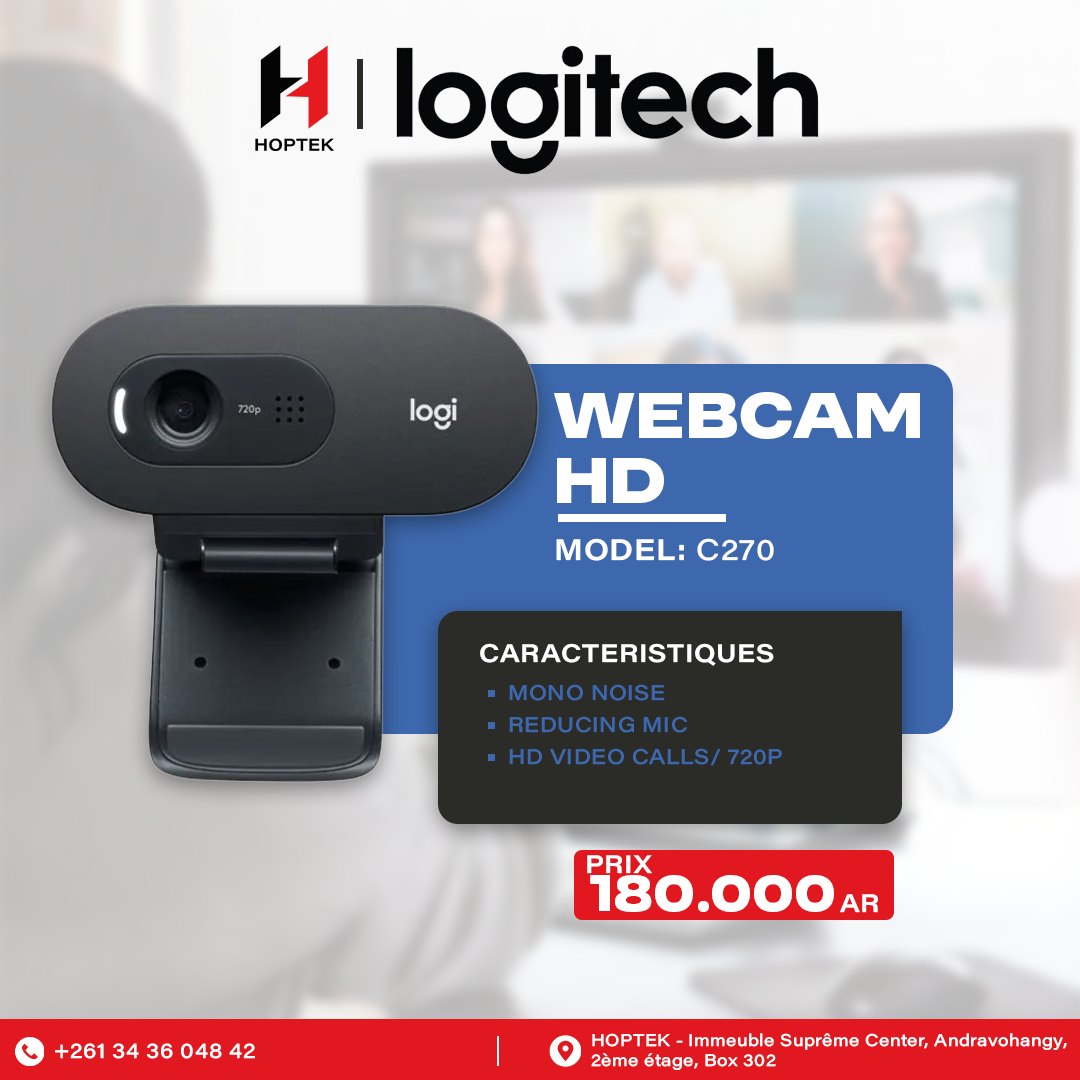 Hoptek - 🎥 BOOSTEZ VOS VISIOCONFÉRENCES AVEC LA LOGITECH... | Facebook