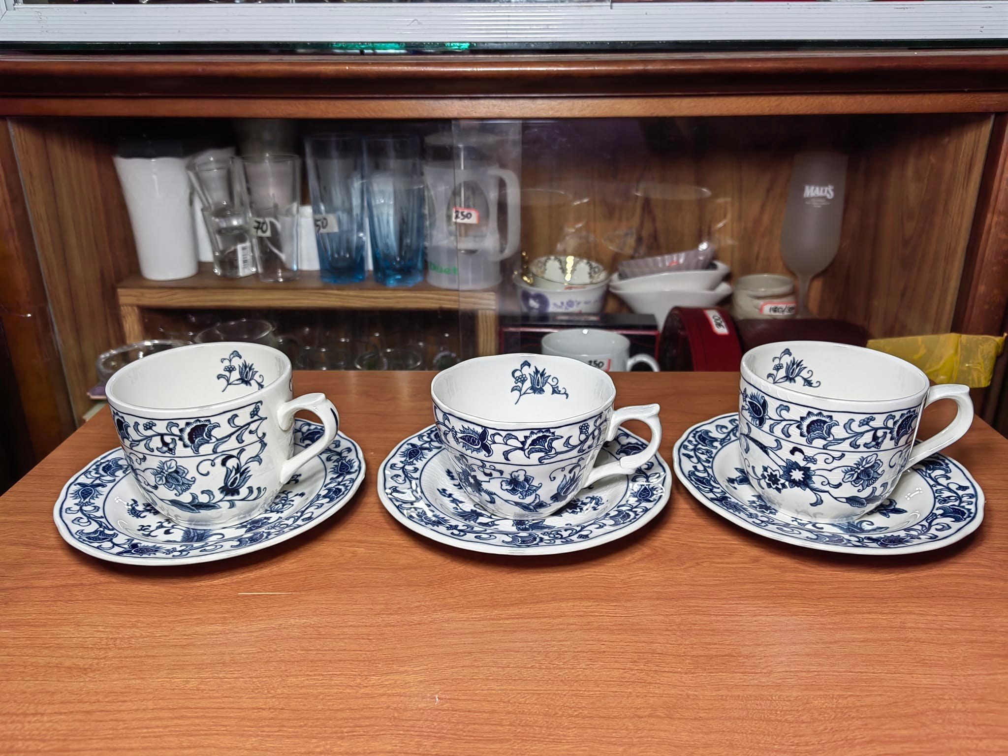 Coffee/Tea Cups and Saucers - Vintage Nikko Japan Double Phoenix