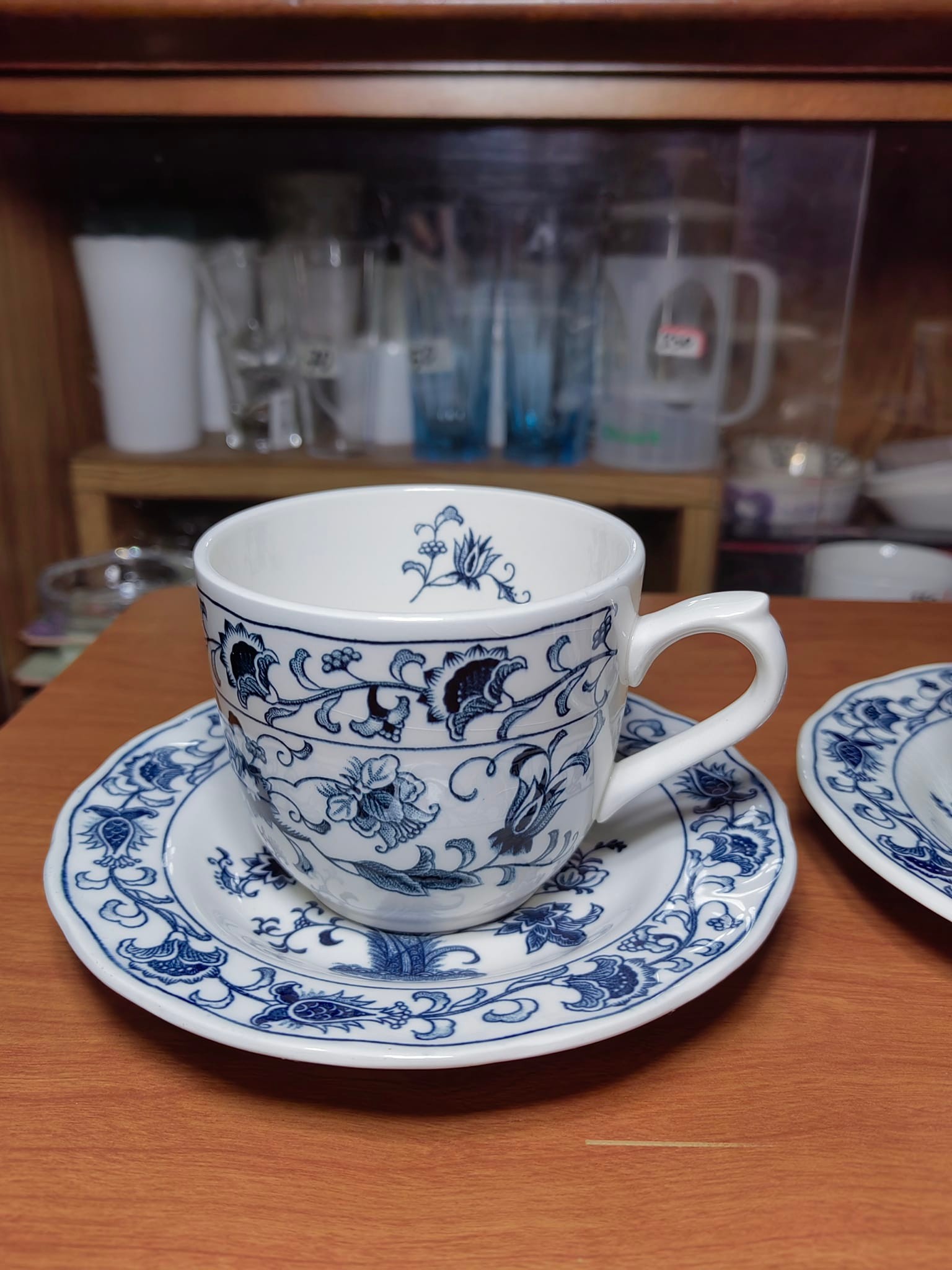 Coffee/Tea Cups and Saucers - Vintage Nikko Japan Double Phoenix