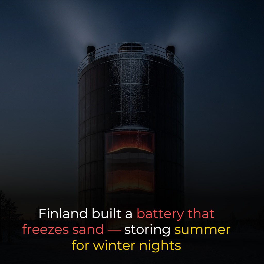 It's - Finland built a battery that freezes sand — storing summer for ...