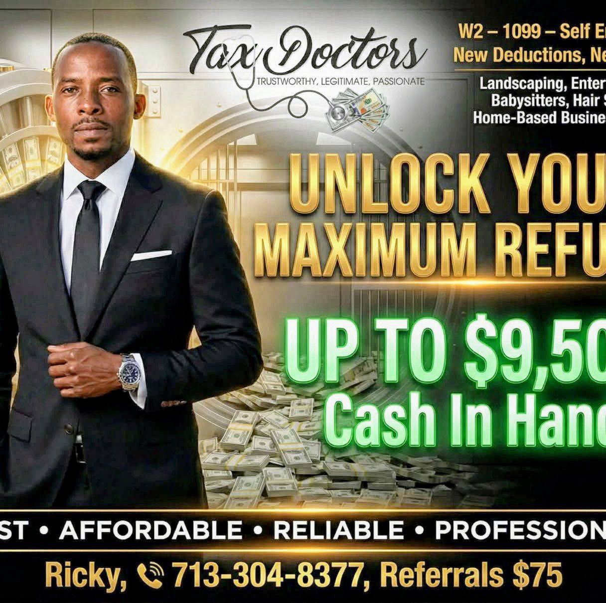 Were the #1 Tax Office Tax Doctors, LLC Renember we work hard for ...