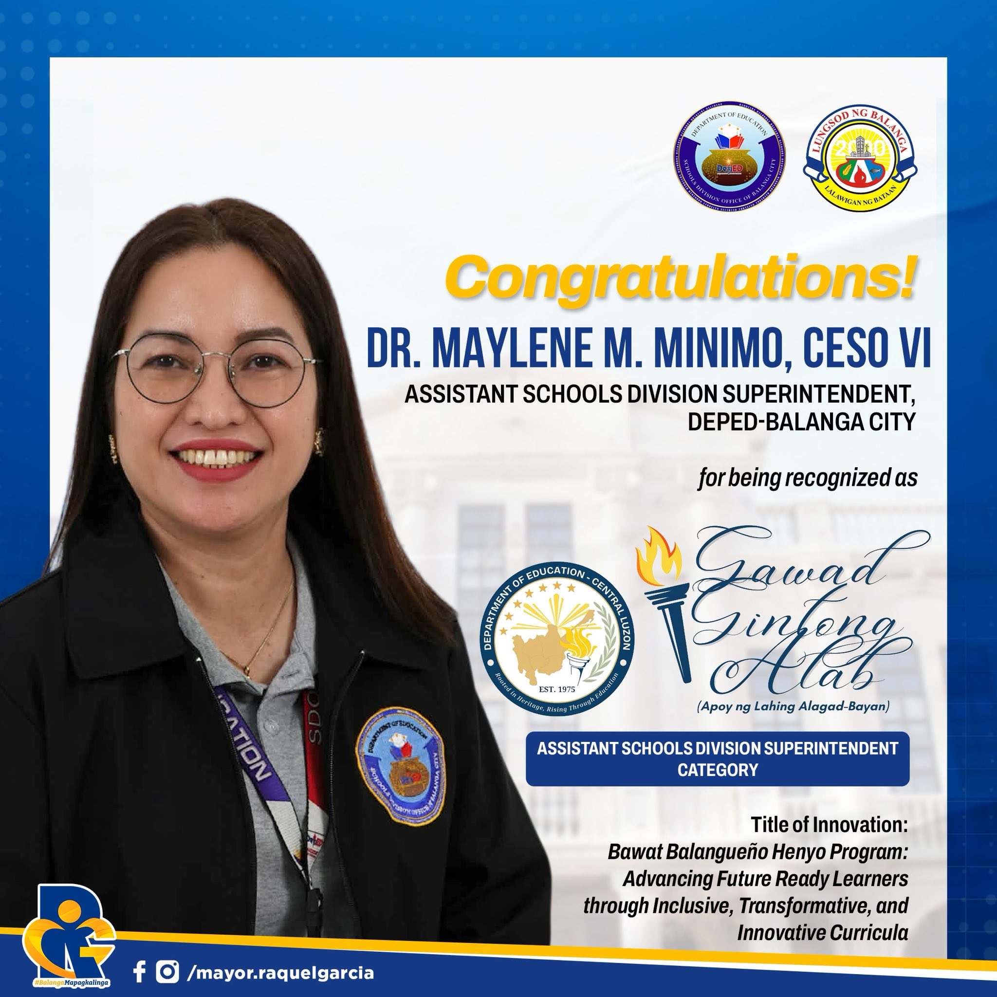Mayor Raquel Garcia | Balanga