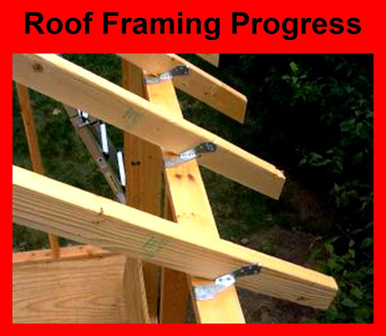 DreamSpace - Roof Framing Progress 🪚🔨 Step by step, the barn project is ...