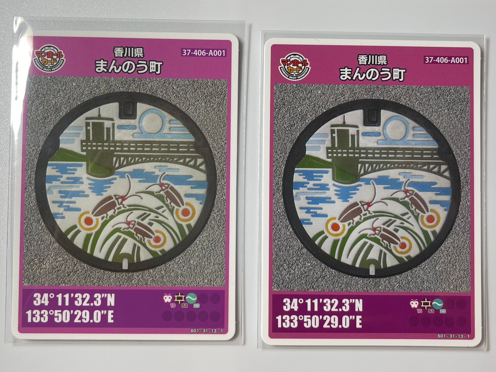 長期間に亘り品切になっていた大月市で、ようやくマンホールカードの再 