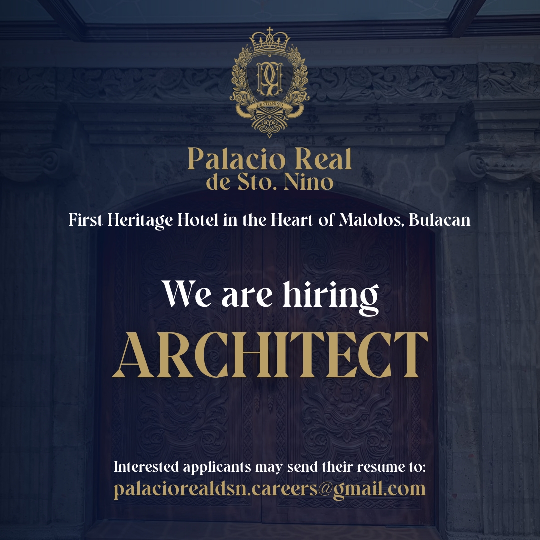 Palacio - We are inviting a talented Architect to join our growing team ...