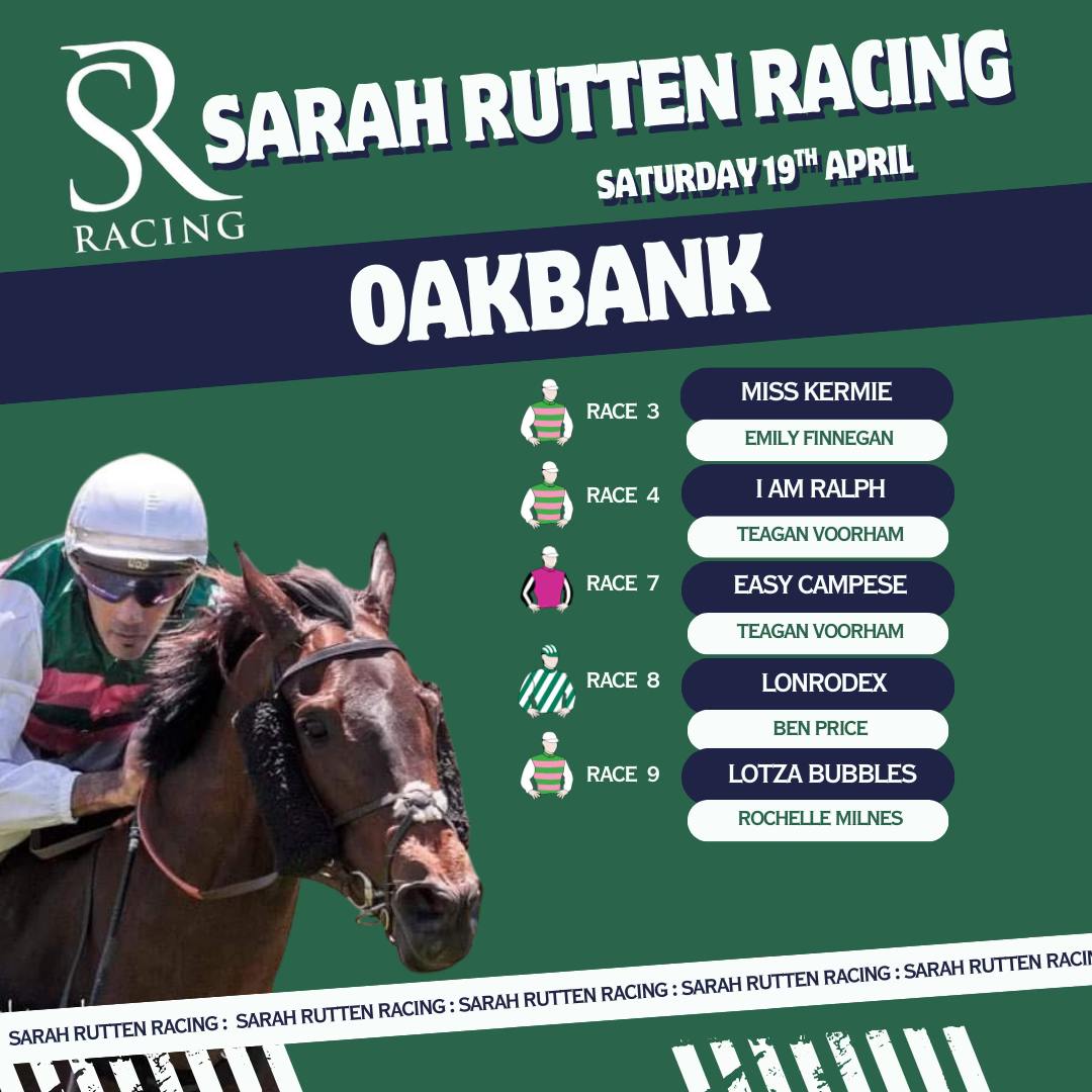 Sarah - A huge 9 race card for Day 1 of the historic Oakbank Racing ...