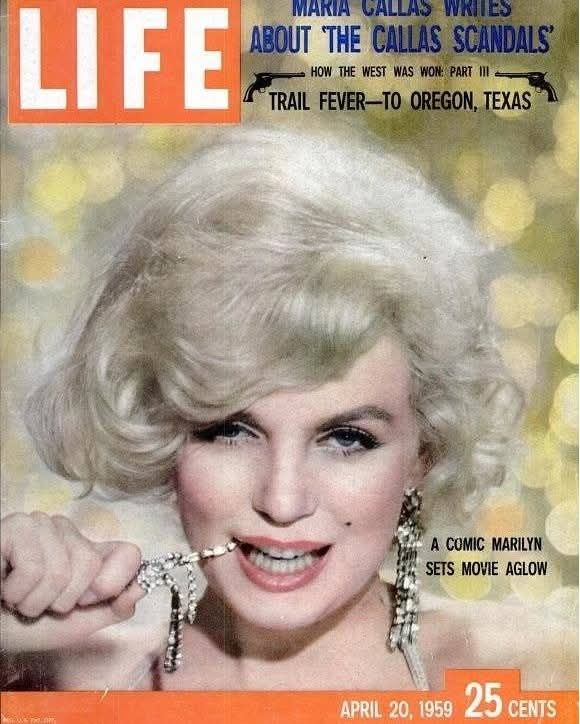 Marilyn Monroe & Jane Russell on the cover of LIFE Magazine 72