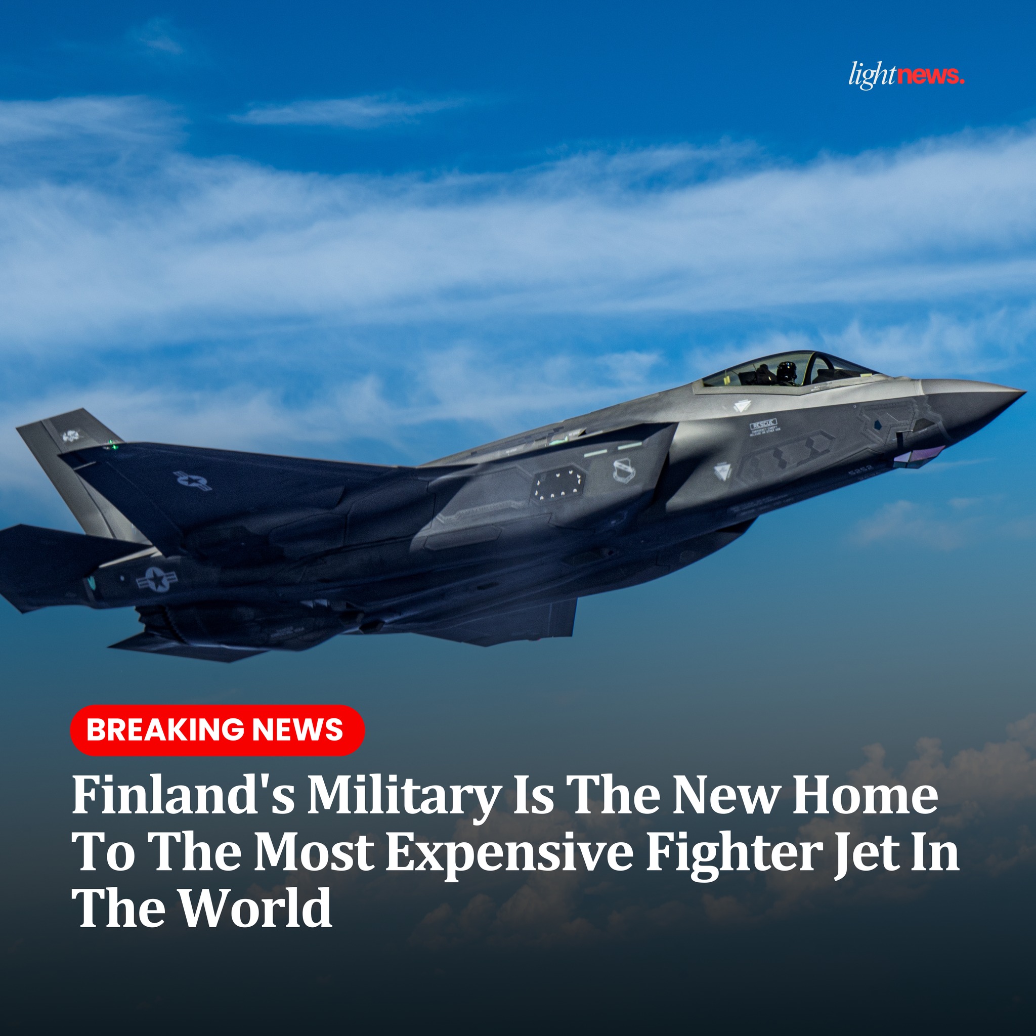 Light - Finland has officially taken delivery of its first F-35A ...