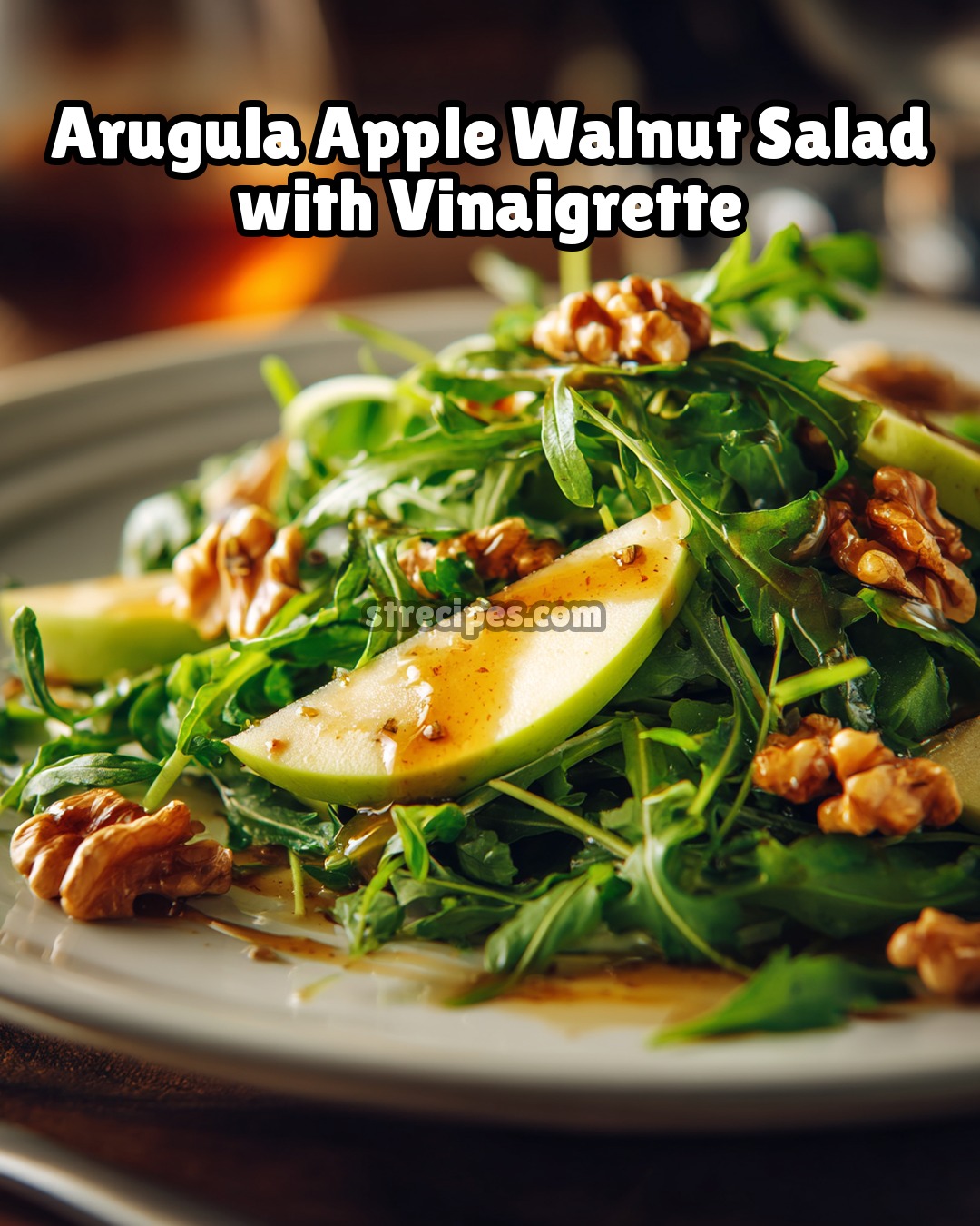 blue apron salad dressing recipe with arugula and walnuts Homemade salad