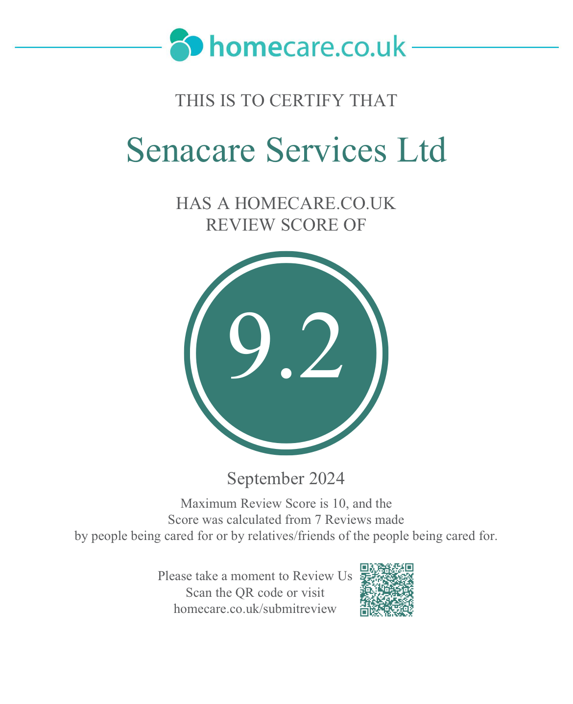 SenaCare Services LTD | Staines