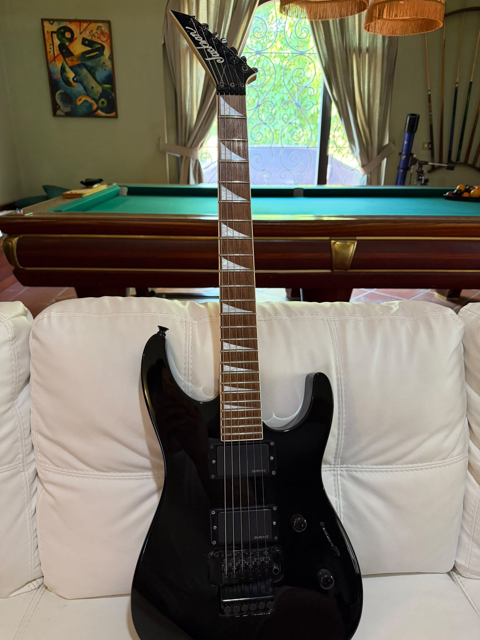My 2007 Jackson DXMG, Made in Japan. PANE 641S SUT Swdjr ドクッ