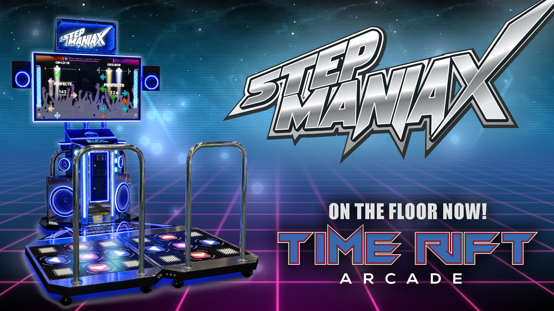 Time Rift Arcade - NEW GAME ALERT! StepManiax 2.0 The Time Rift Arcade ...