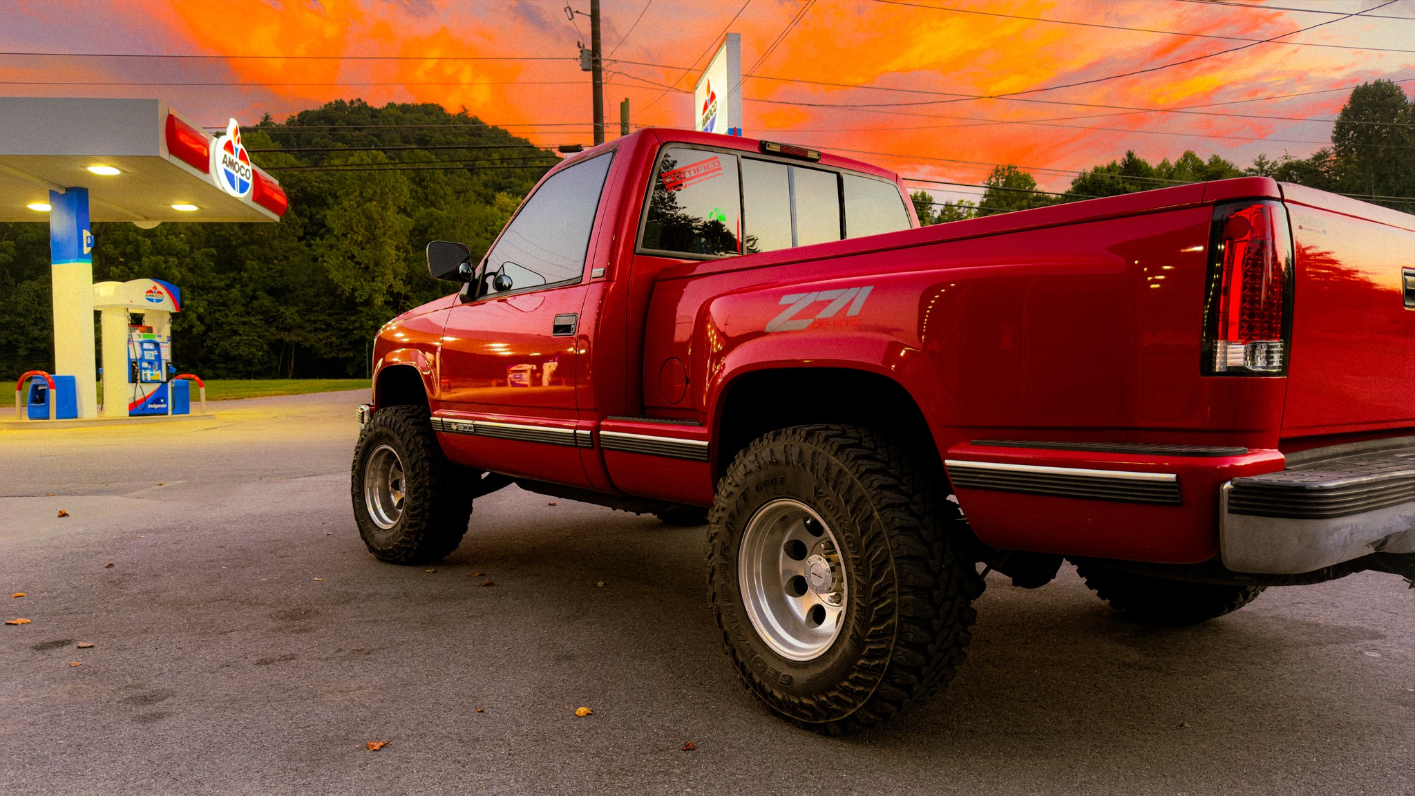 93 stepside in the mountains. ត្ចិនរ្នកត្ព T0 T ZP ሰ