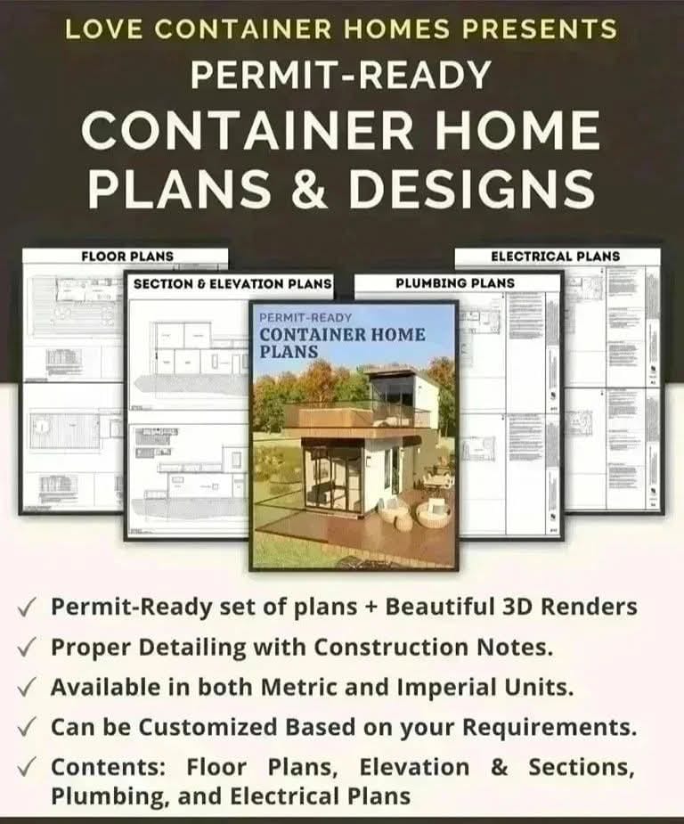 Affordable - Download Multiple Container Home Plans included in the E ...