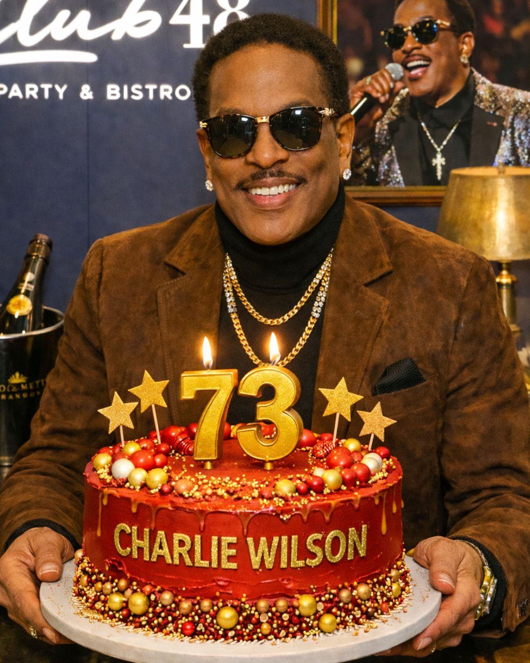 Charlie Wilson celebrates 73rd birthday