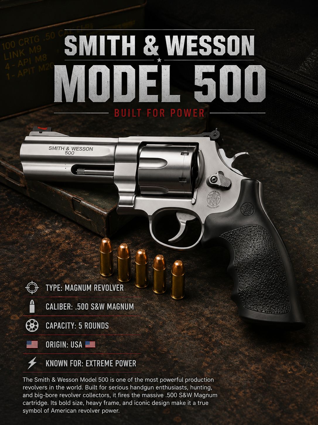 500 Friday! The Smith & Wesson® Performance Center® Model S&W500