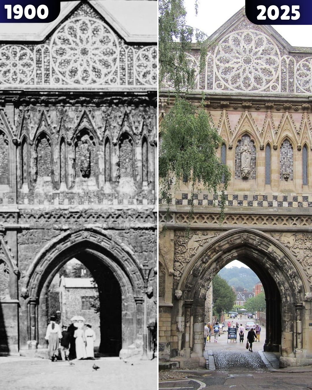 Then - St Ethelbert's Gate was built as an act of penance following a ...