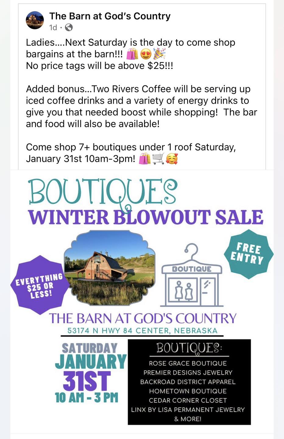 Two Rivers Coffee | Niobrara NE