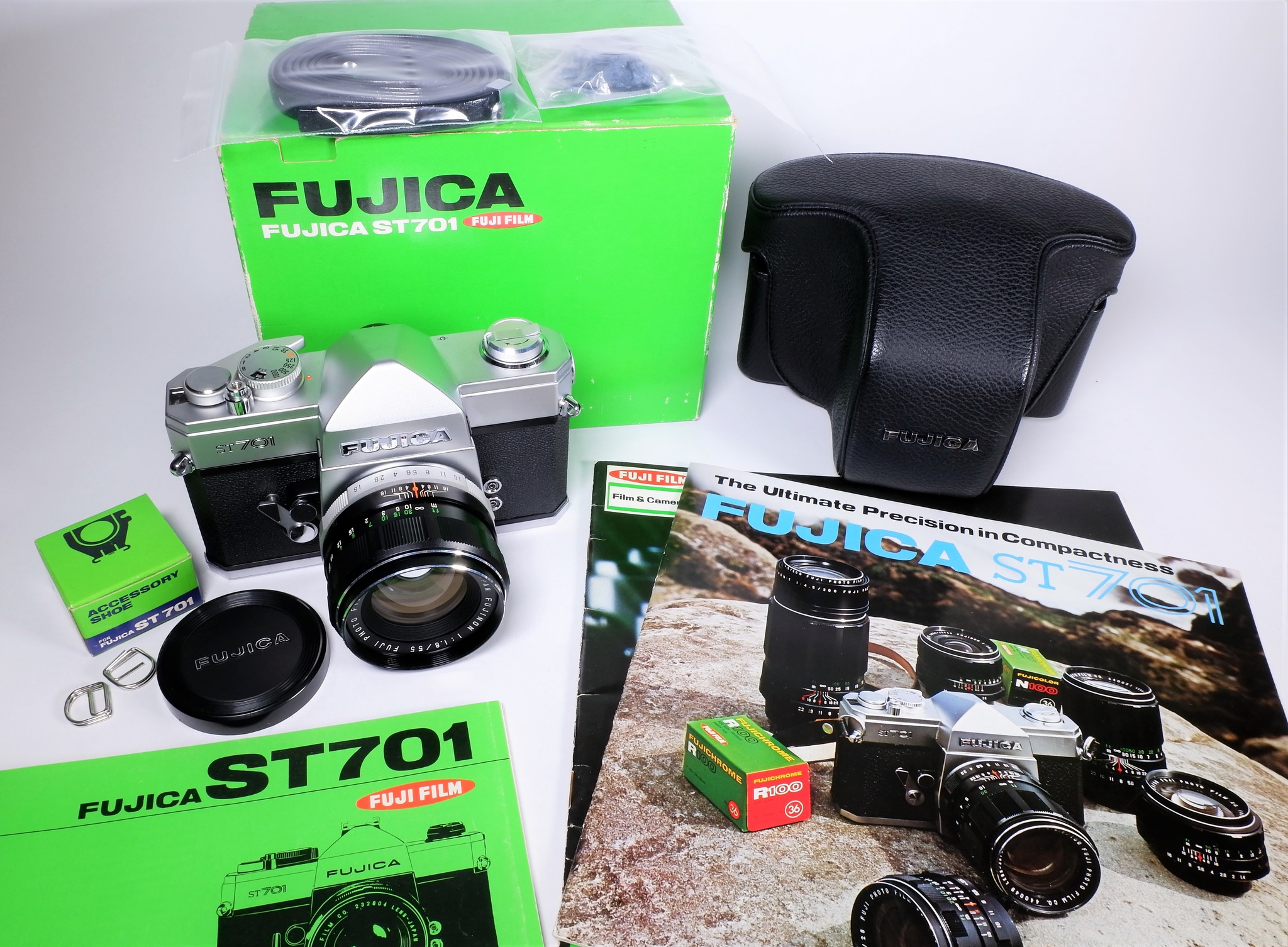 Fujica ST801 EBC Fujinon 1,8/55 Kodak Pro Image 100