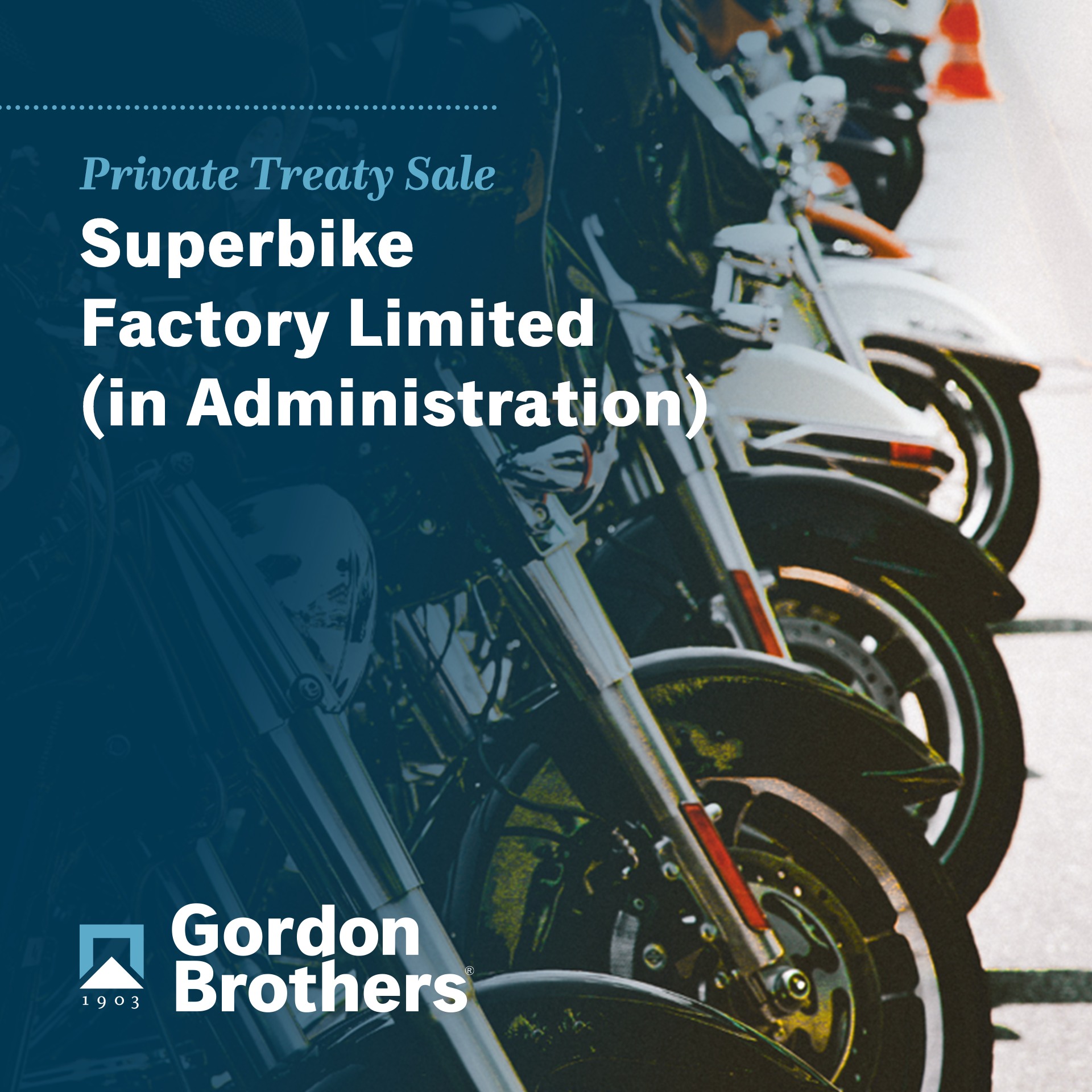Gordon Brothers sells Superbike Factory Limited's intellectual