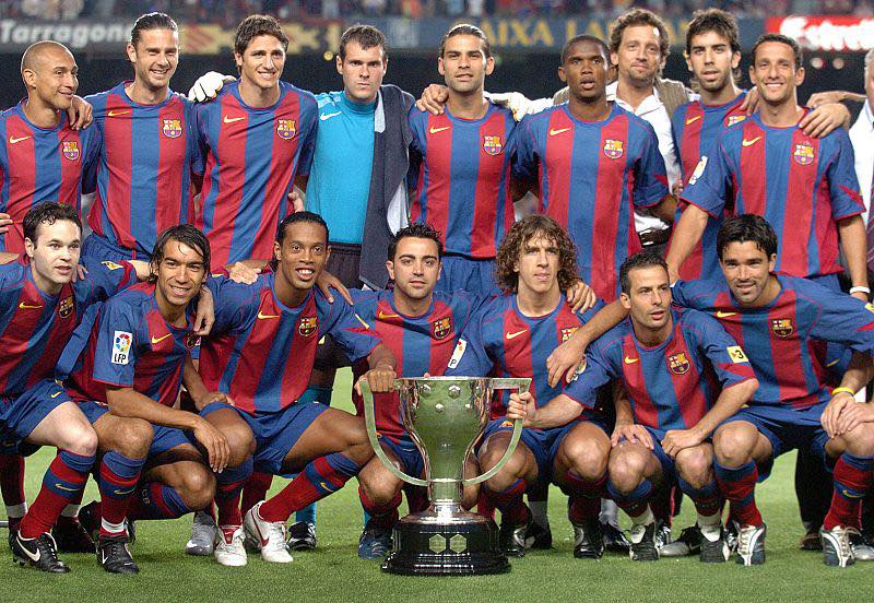 🏆 Barcelona 2004 2005 Home - Vô Địch Laliga 2004 2005 - Bản Basic