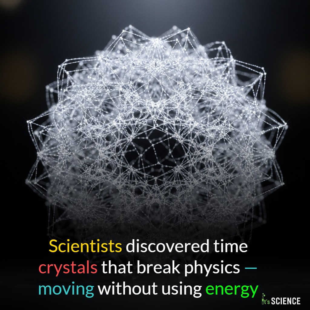 It's - Scientists discovered time crystals that break physics — moving ...