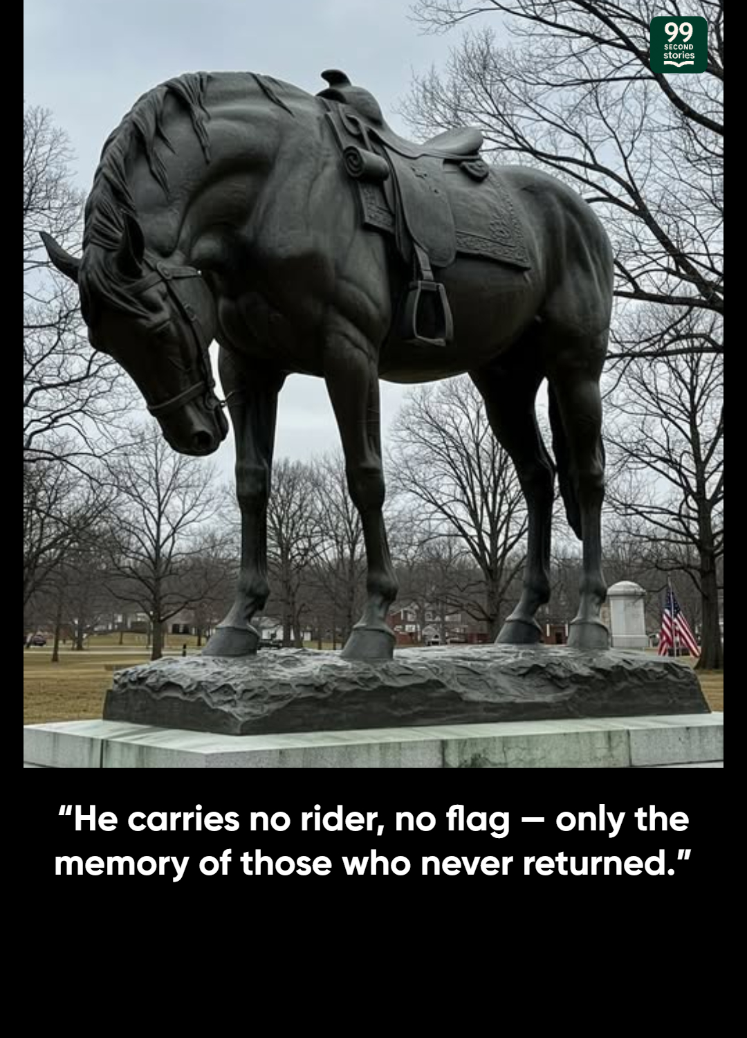 99 - In Lexington, Virginia, a bronze horse stands quietly against the ...