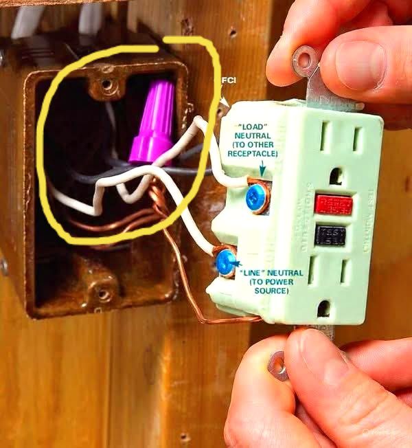 Young - “Installing a GFCI outlet with distinct line and load ...
