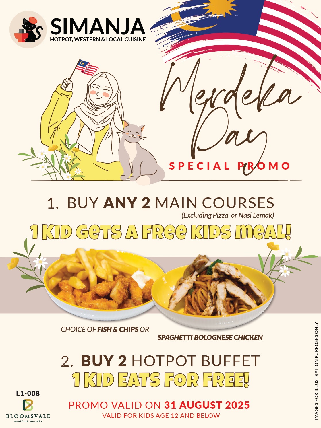Bloomsvale - Freedom tastes even better when shared 💛 Free kids meals ...