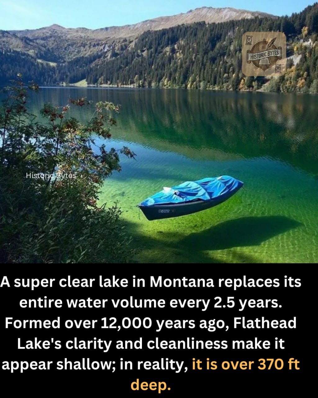 Historic - Flathead Lake lies in northwestern Montana at the southern ...