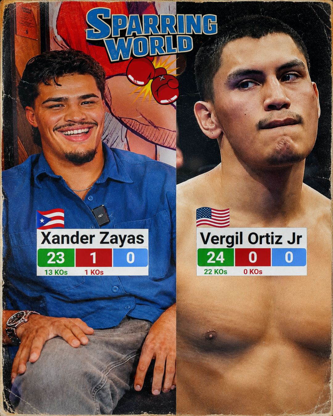 Vergil Ortiz hits back at Xander Zayas' “27 year old prospect