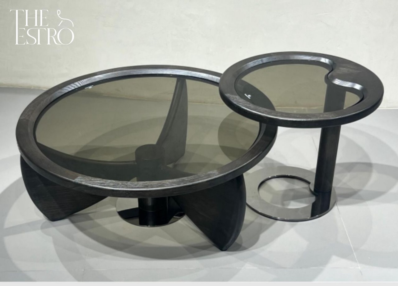 Estro - Elevate your living space with our stunning glass center table ...