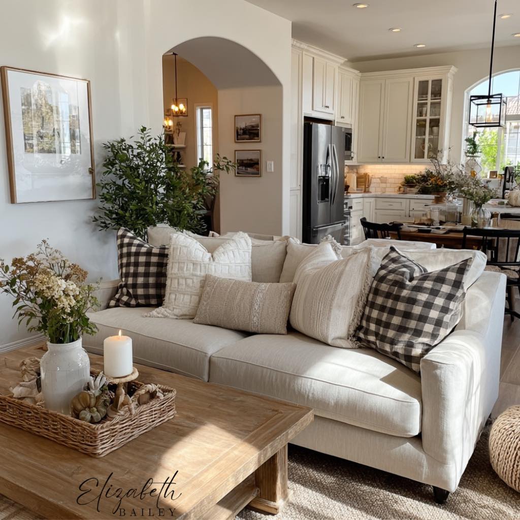 Elizabeth - 🌾 Bringing the warmth of fall indoors, one cozy layer at a ...